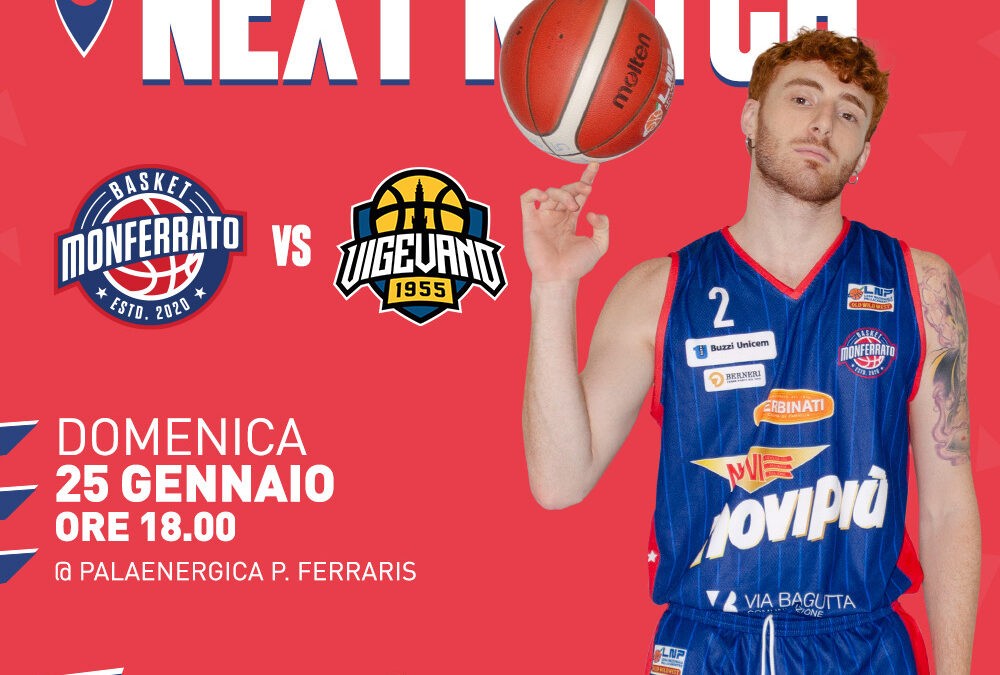 Modalità di vendita dei biglietti: Monferrato – Vigevano del 25 gennaio