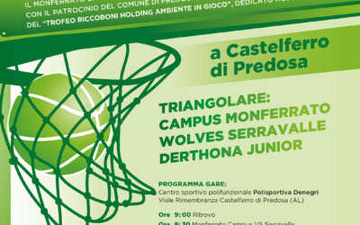 Torna “Ambiente in Gioco”. Domenica Monferrato Basket da Riccoboni Holding